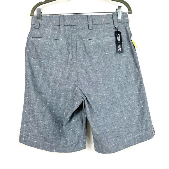 ROUNDTREE & YORKE Casuals Men’s Sz 30 9" Inseam FLAT FRONT Classic Fit Shorts - Picture 4 of 10